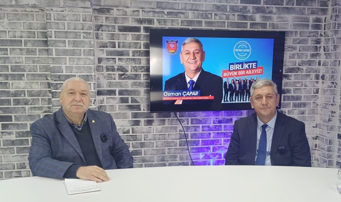 Bandırma Şoförler ve Otomobilciler Odası Başkanı Osman Çapar Şehir TV’de