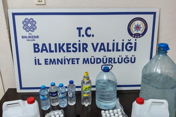 Erdek’te kaçak içki operasyonu
