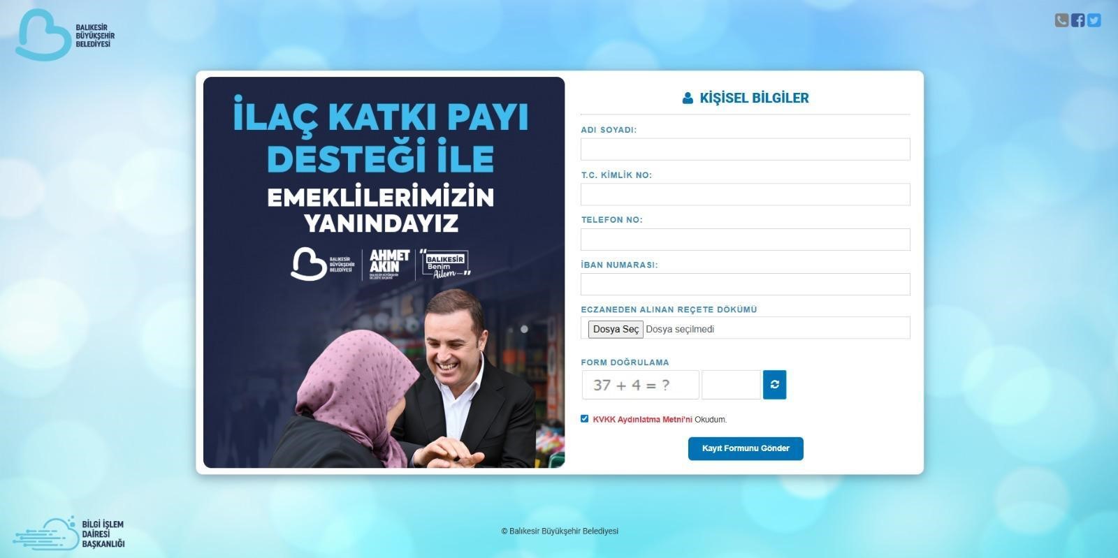 Başkan Akın’dan ihtiyaç sahibi emeklilere müjde