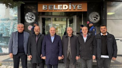 Gönen Belediye Başkanı İbrahim Palaz,  İvrindi Belediye Başkanı Önder Lapanta,