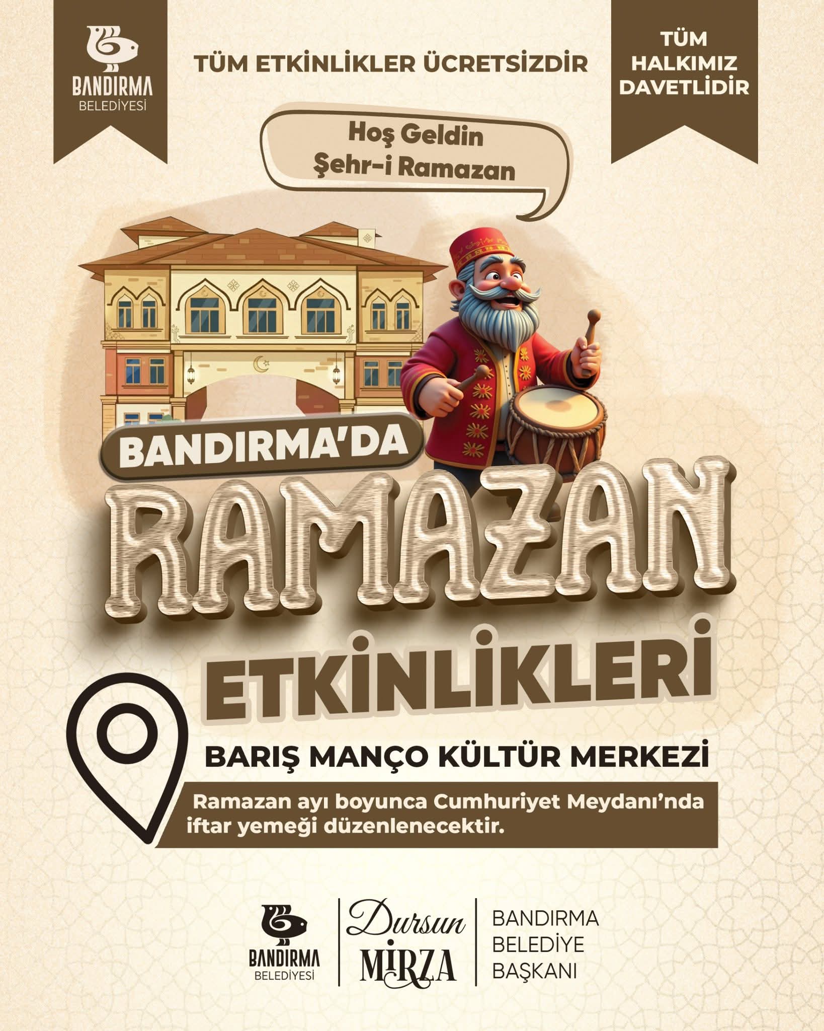 Bandırma Belediyesi Ramazan ayına hazır
