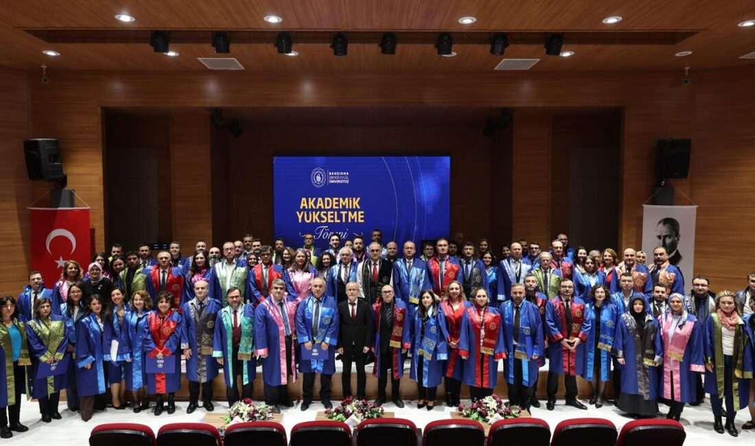 BANÜ’de  akademik kariyerlerinde önemli bir aşamayı başarıyla tamamlayarak yükseltme almaya