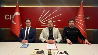 &nbsp; Cumhuriyet Halk Partisi Balıkesir İl Gençlik Kolları Başkanı Necati