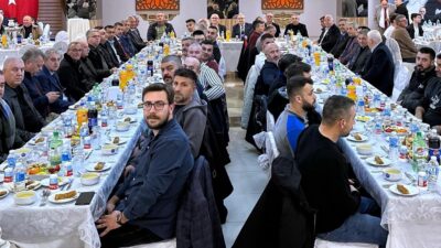 Küçük Sanayi Sitesi Kooperatifi geleneksel iftar yemeği sanayi Düğün Salonunda