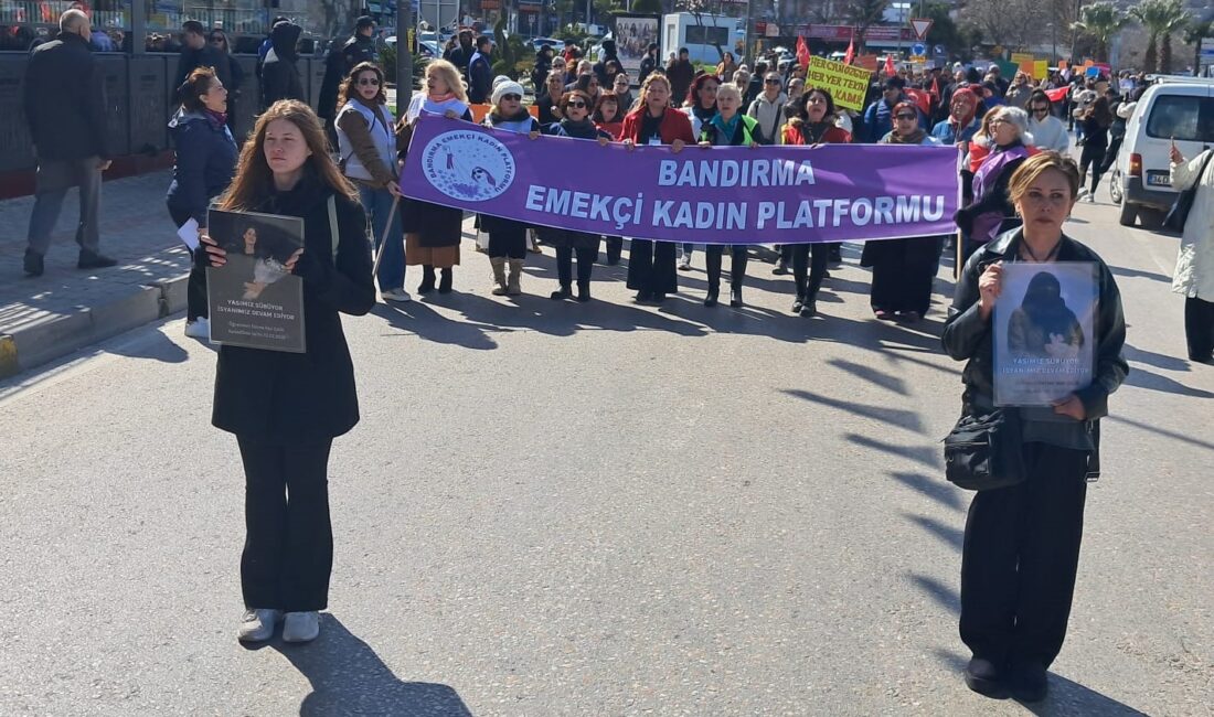 Bandırma Emekçi Kadın Platformu 8 Mart Dünya Emekçi Kadınlar Gününü
