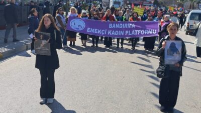 Bandırma Emekçi Kadın Platformu 8 Mart Dünya Emekçi Kadınlar Gününü