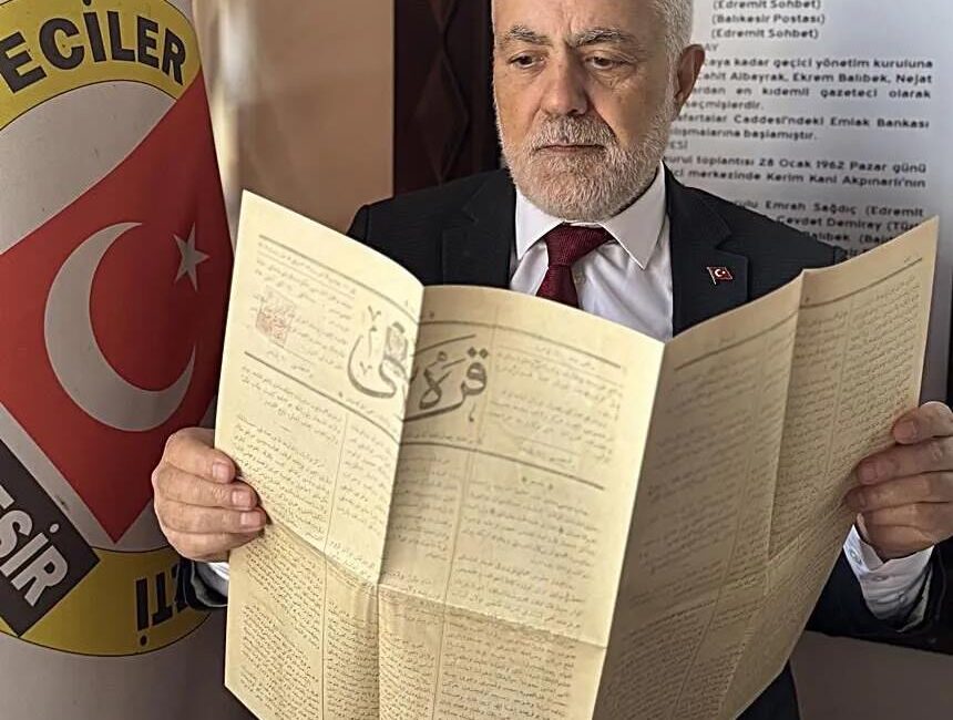 Balıkesir’de basın hayatı 17 Mart 1886’da yayımlanan Karesi Gazetesi ile
