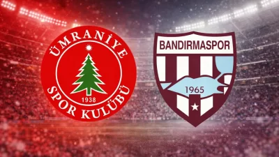 ÜMRANİYE: 1       BANDIRMASPOR: 2 HAKEMLER: Kadir Sağlam, Haydar
