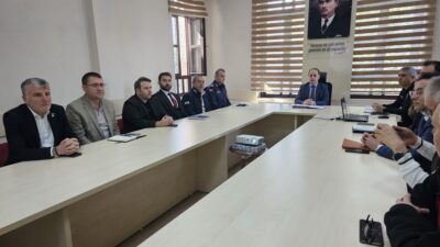 Bandırma’da kritik Amed maçı öncesi İlçe  Kaymakam Engin Aksakal başkanlığında,