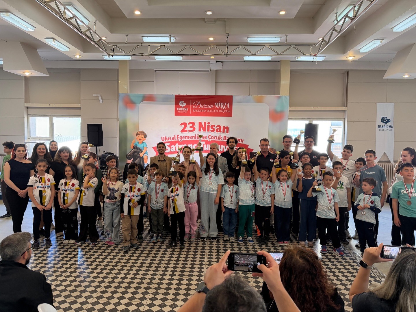 23 Nisan Ulusal Egemenlik ve Çocuk Bayramı Satranç Turnuvası sona erdi