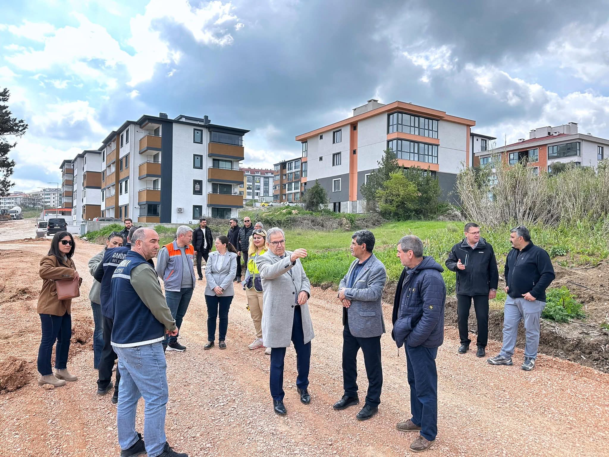 Başkan Mirza saha çalışmalarını yerinde inceledi