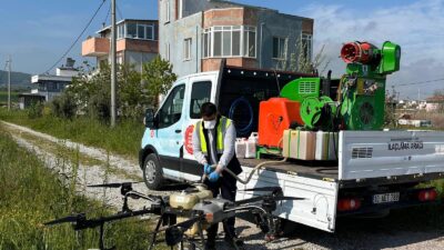 &nbsp; Balıkesir Büyükşehir Belediyesi, Güney Marmara genelinde yürüttüğü kapsamlı ilaçlama