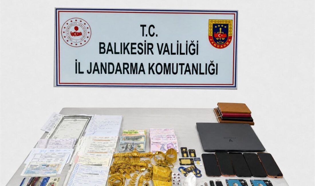 Balıkesir İl Jandarma Komutanlığınca, Kaçakçılık ve Organize Suçlarla Mücadele kapsamında