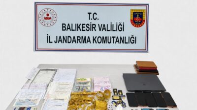 Balıkesir İl Jandarma Komutanlığınca, Kaçakçılık ve Organize Suçlarla Mücadele kapsamında