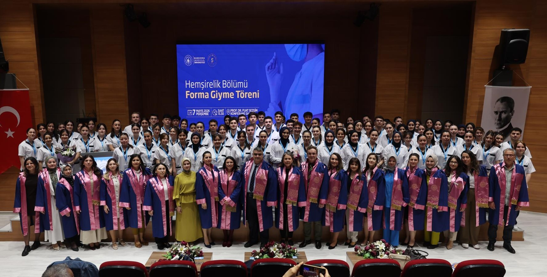 BANÜ’de hemşire adayları formalarını giydiler