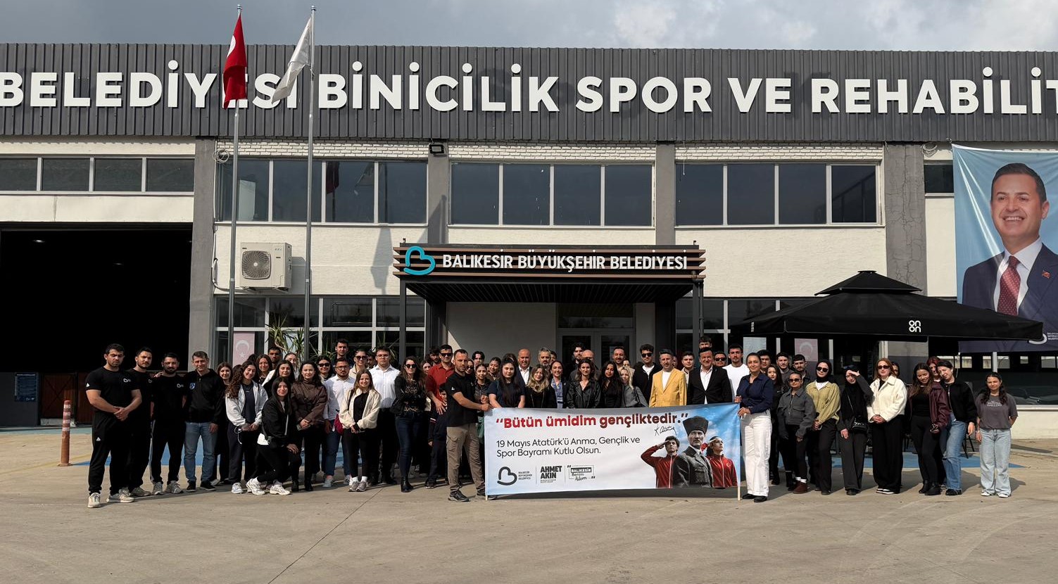 Büyükşehir’in Binicilik Merkezi’nde 19 Mayıs coşkusu