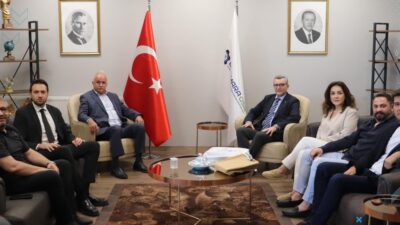 Bandırma Ticaret Odası Başkanı Bahadır Çolak ve beraberindeki heyet, Marmara