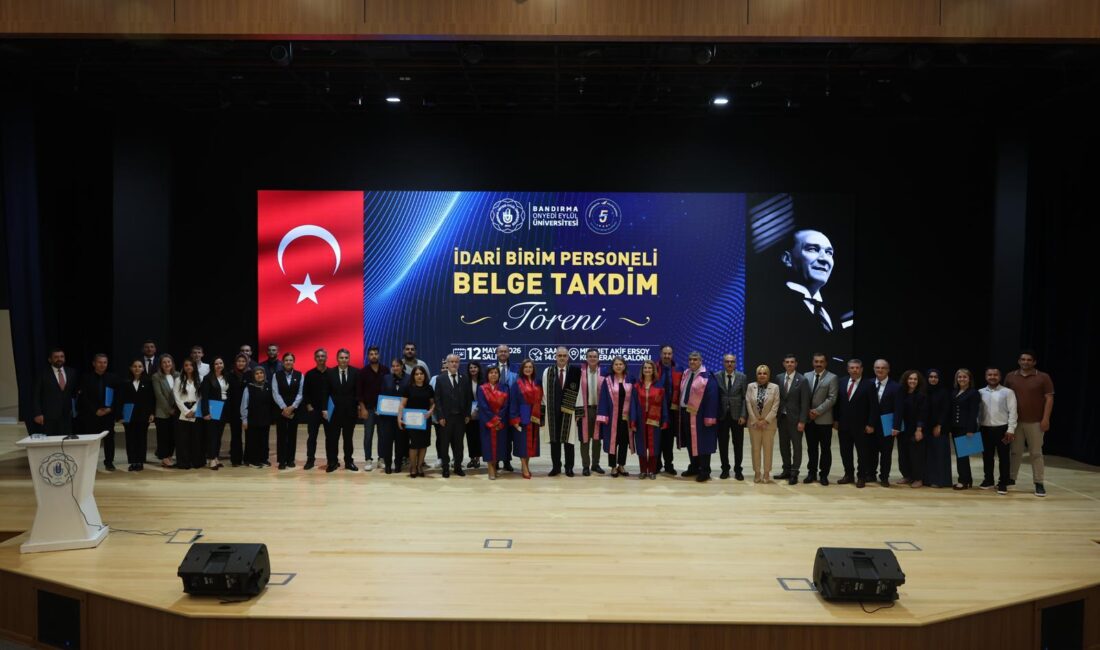 BANÜ’de  tarafından, kurumsal gelişim süreçlerine sundukları katkılar, özverili çalışmaları ve