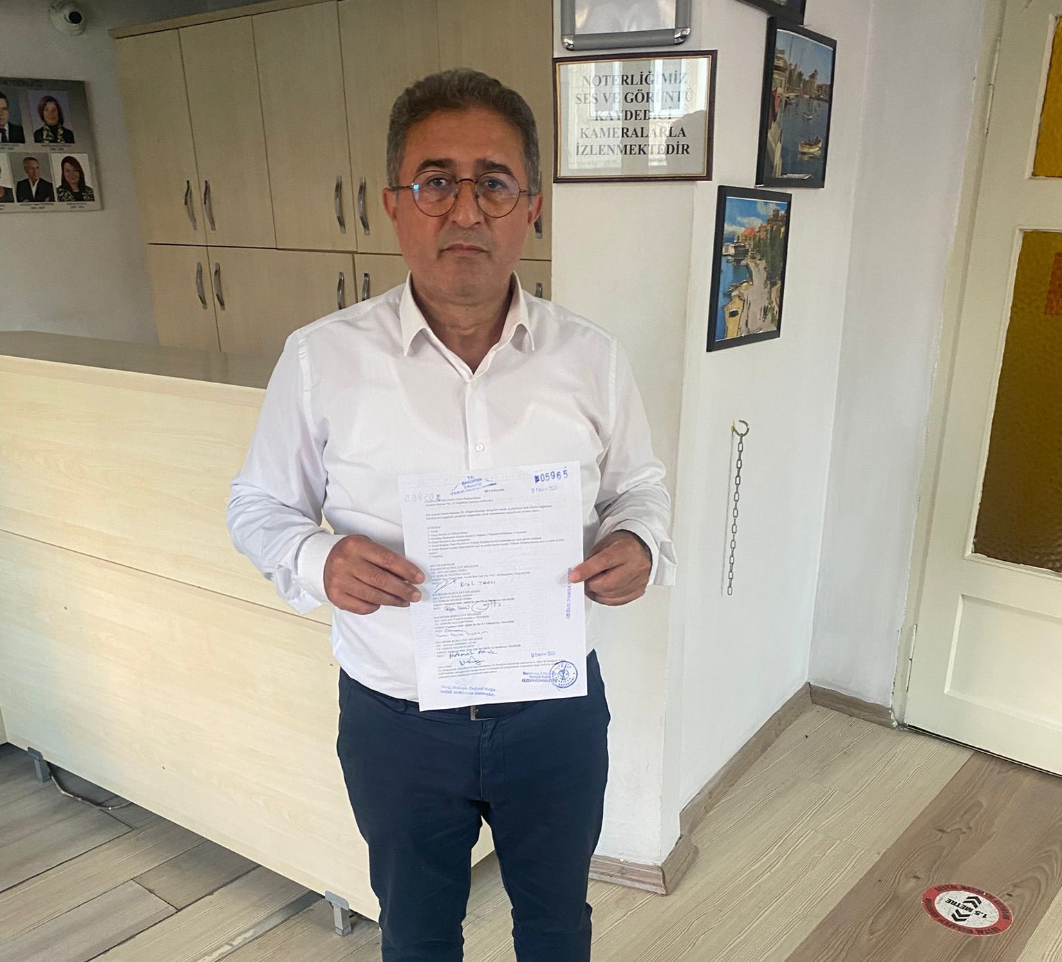 Bandırma delegeleri  kurultay için imzalarını attılar
