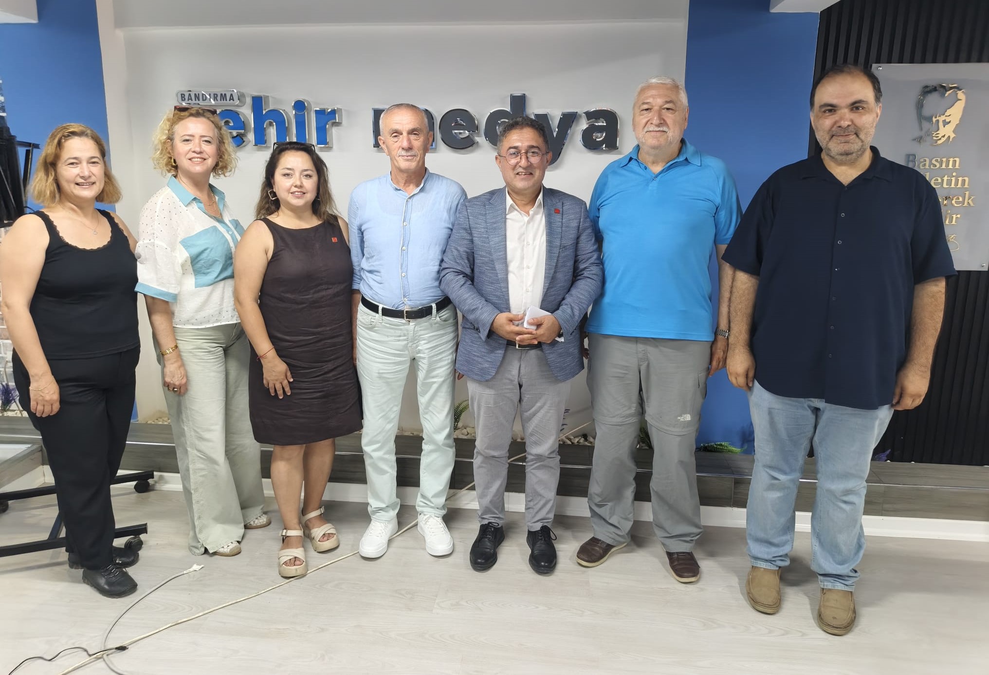CHP Heyeti Şehir Medya’yı ziyaret etti
