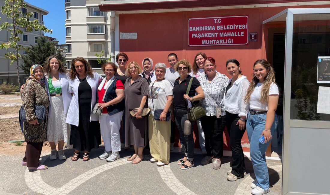 Bandırma Belediyesi Sağlık İşleri Müdürlüğü tarafından 600 Evler, Paşakent ve