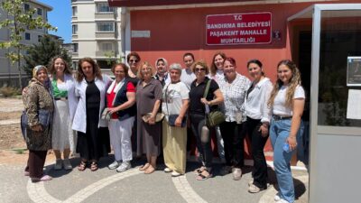 Bandırma Belediyesi Sağlık İşleri Müdürlüğü tarafından 600 Evler, Paşakent ve