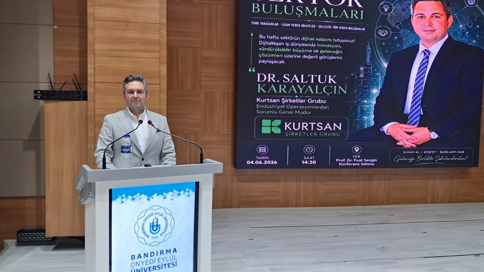 Dr. Saltuk Karayalçın BANÜ’de öğrencilerle buluştu