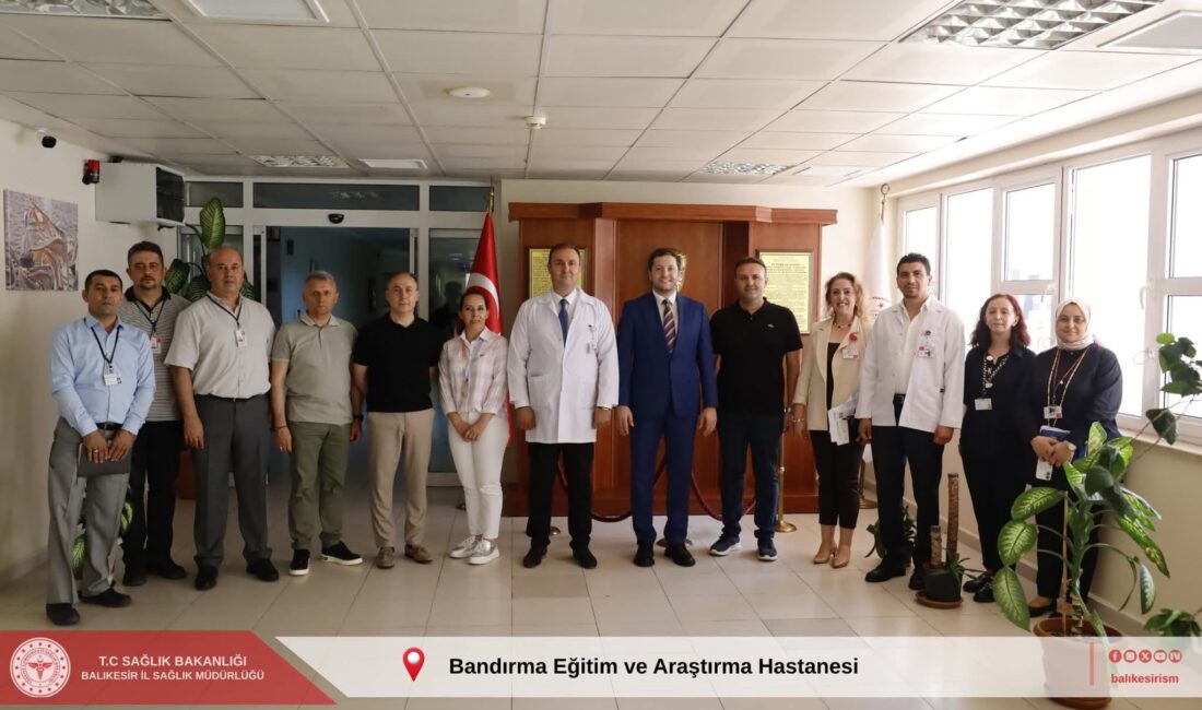 İl Sağlık Müdürü Dr. Miraç Çavdar ve Hizmet Başkanlarının katılımıyla