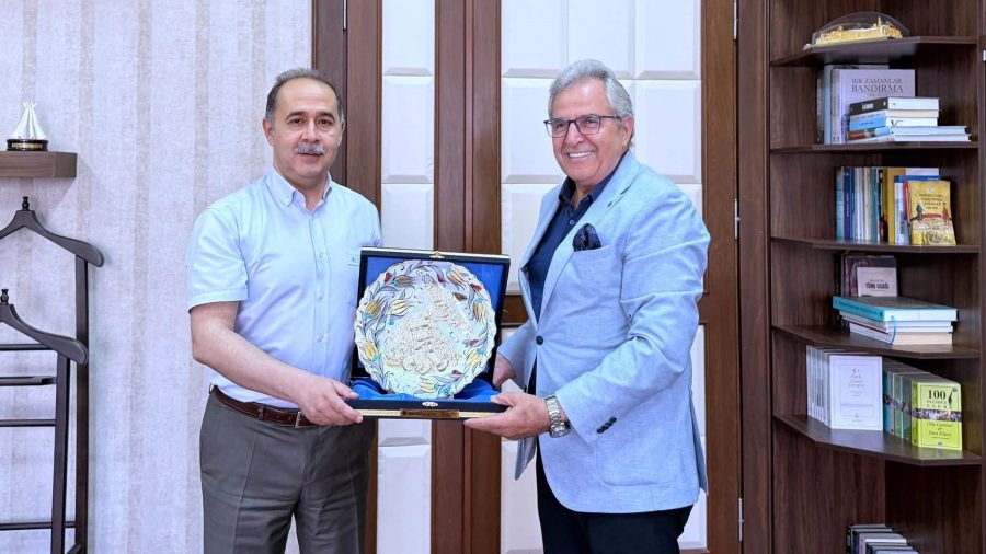 Başkan Mirza’dan Engin Aksakal’a veda ziyareti