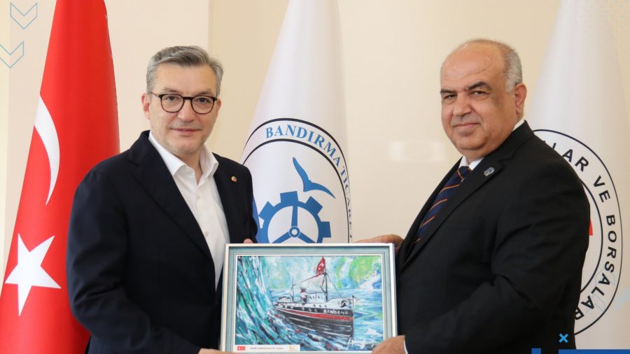 Liman Bölge Başkanı Ayyıldız, Oda Başkan Çolak’ı ziyaret etti