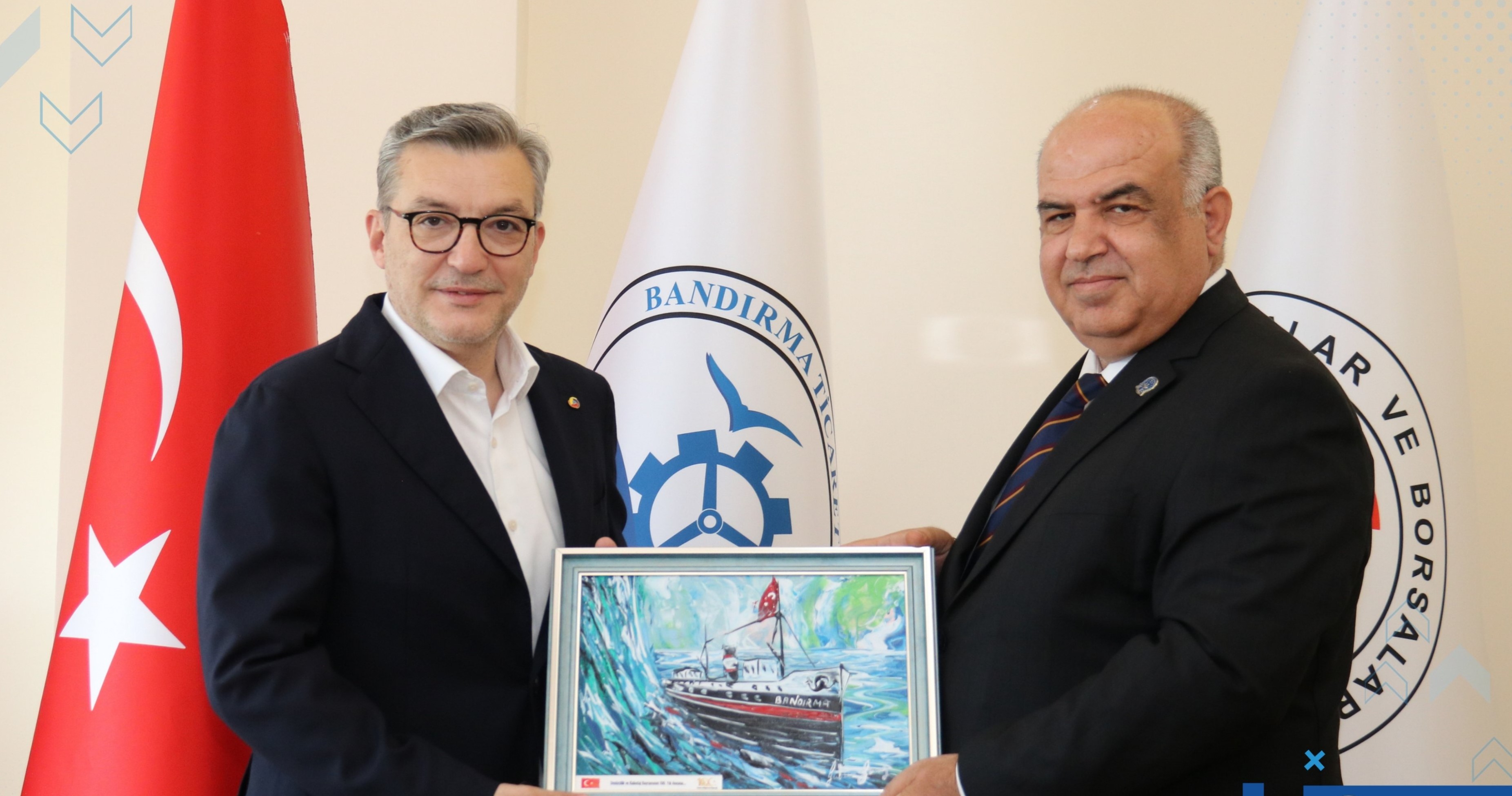 Liman Bölge Başkanı Ayyıldız, Oda Başkan Çolak’ı ziyaret etti