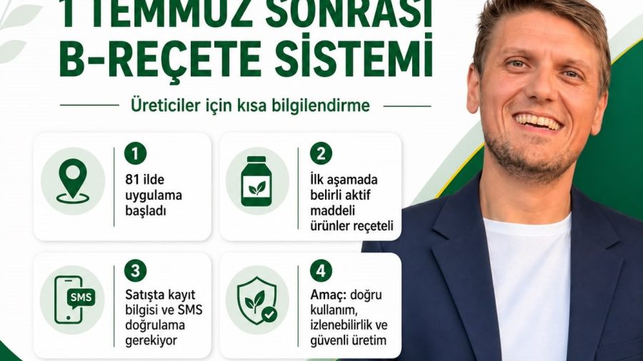 B-Reçete Sistemi 1 Temmuz’dan Sonra Üreticinin Gündeminde