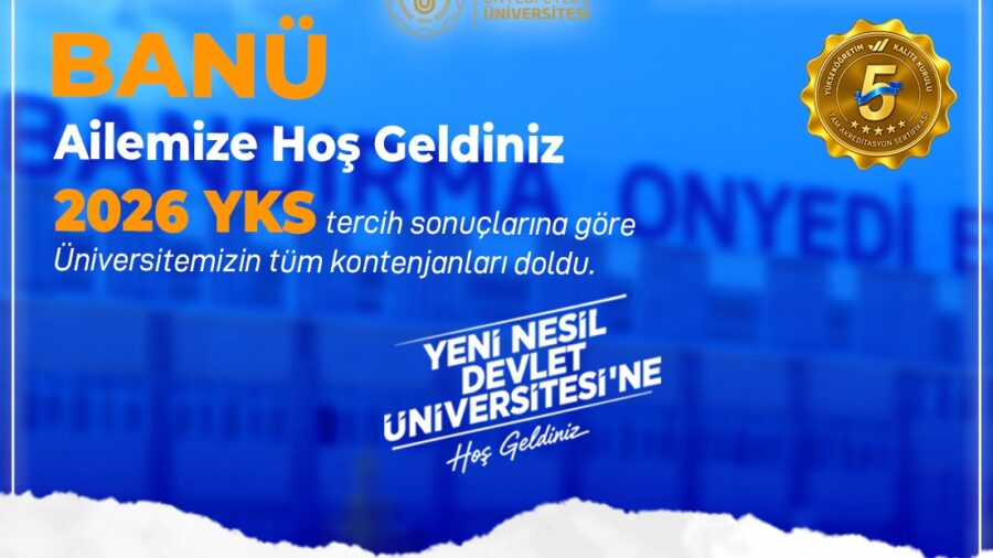 Bandırma Onyedi Eylül Üniversitesi’ne Hoşgeldin Genç Arkadaşım!