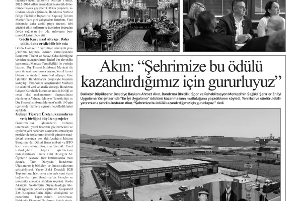 Bandırma Şehir 672. Sayı 12