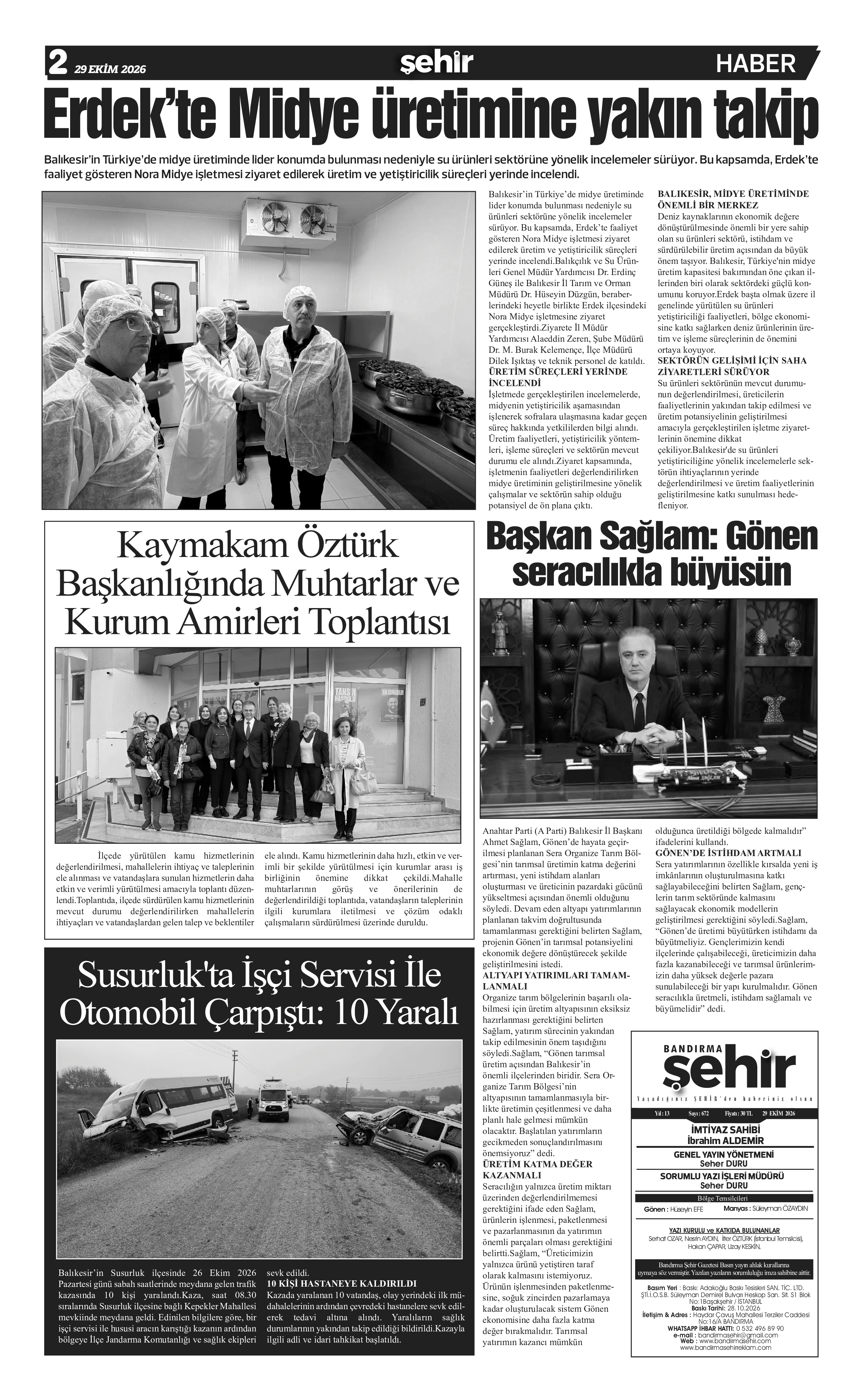 Bandırma Şehir 672. Sayı — 3