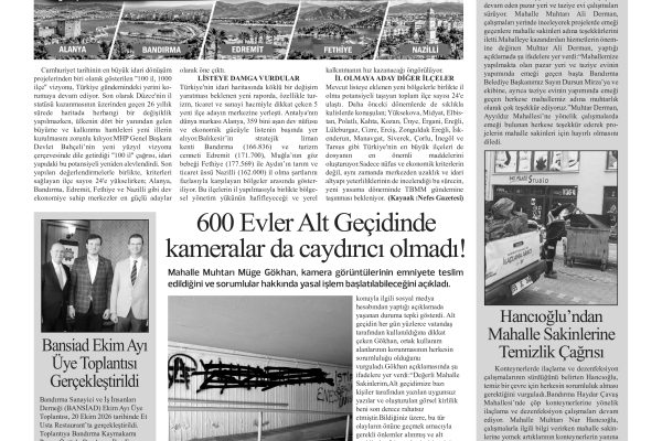 Bandırma Şehir 672. Sayı 10