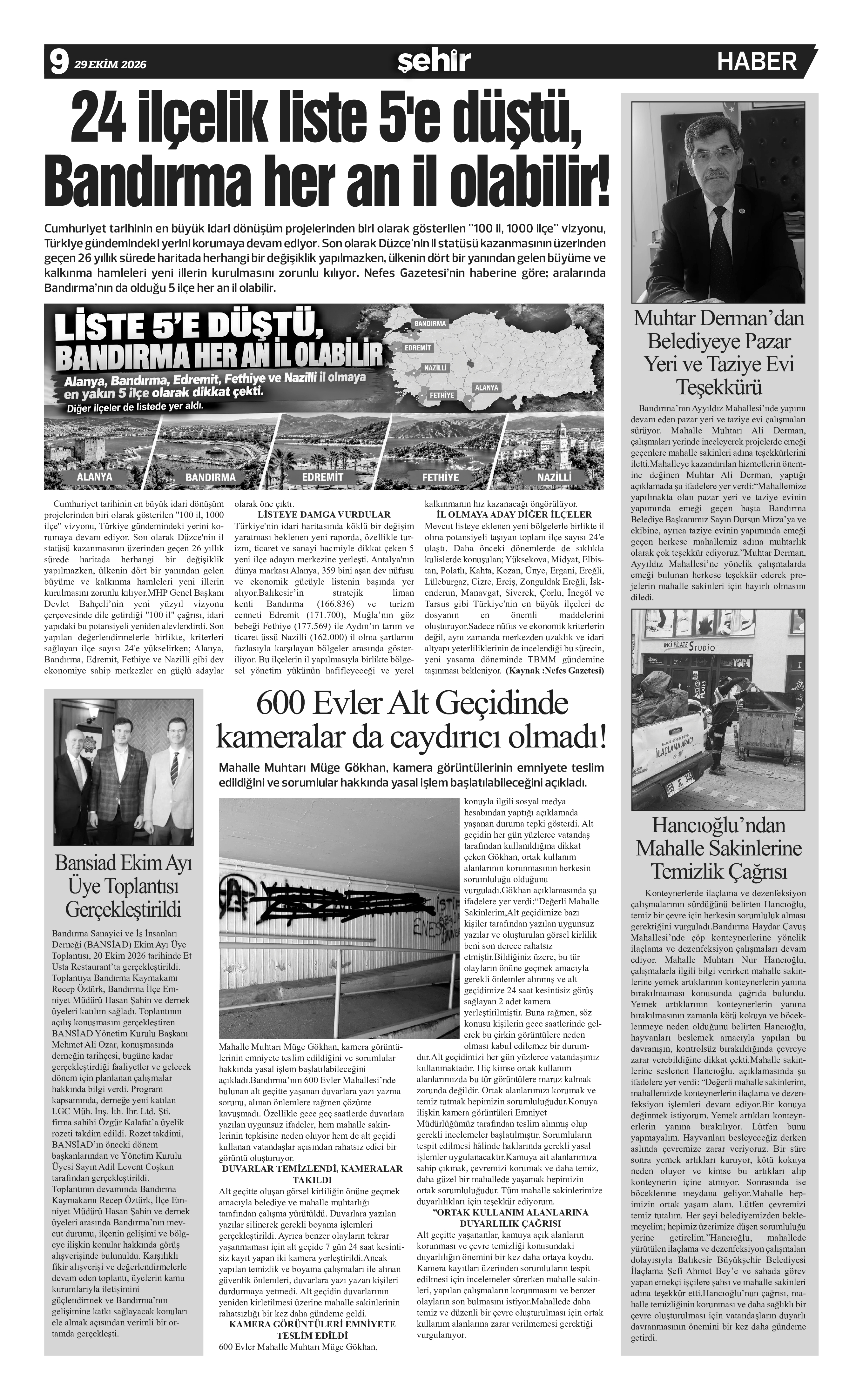 Bandırma Şehir 672. Sayı — 10