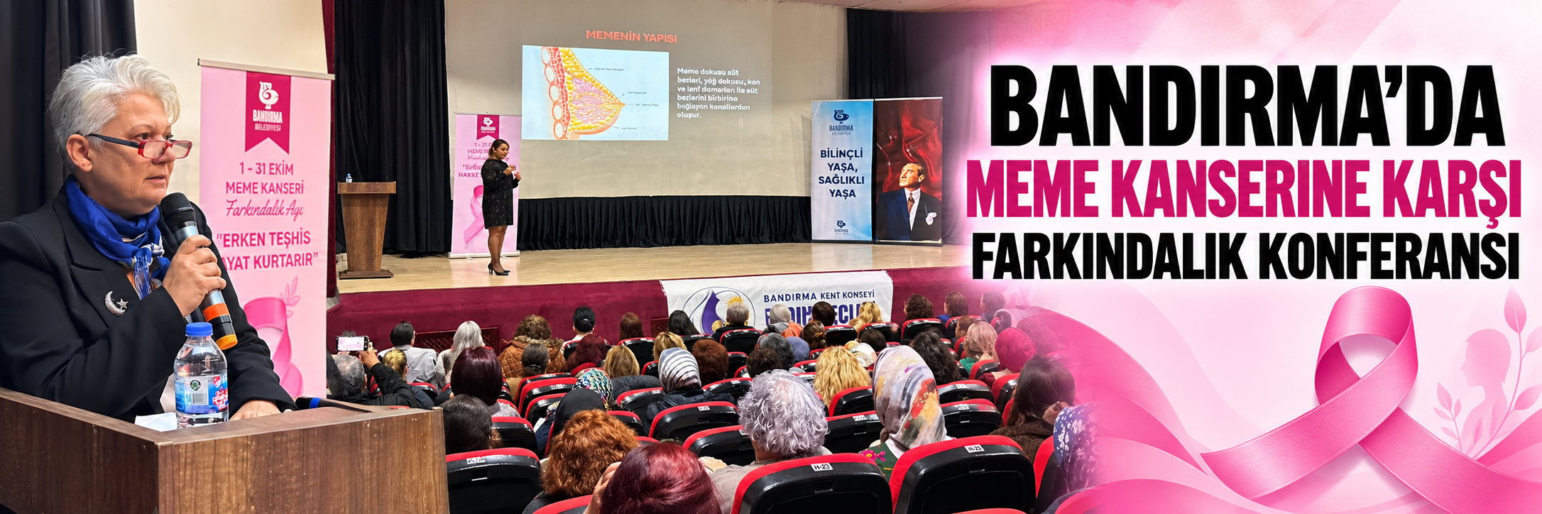 Bandırma’da Meme Kanseri’ne karşı farkındalık konferansı