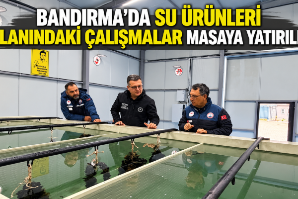 Bandırma’da Su Ürünleri Alanındaki Çalışmalar Masaya Yatırıldı