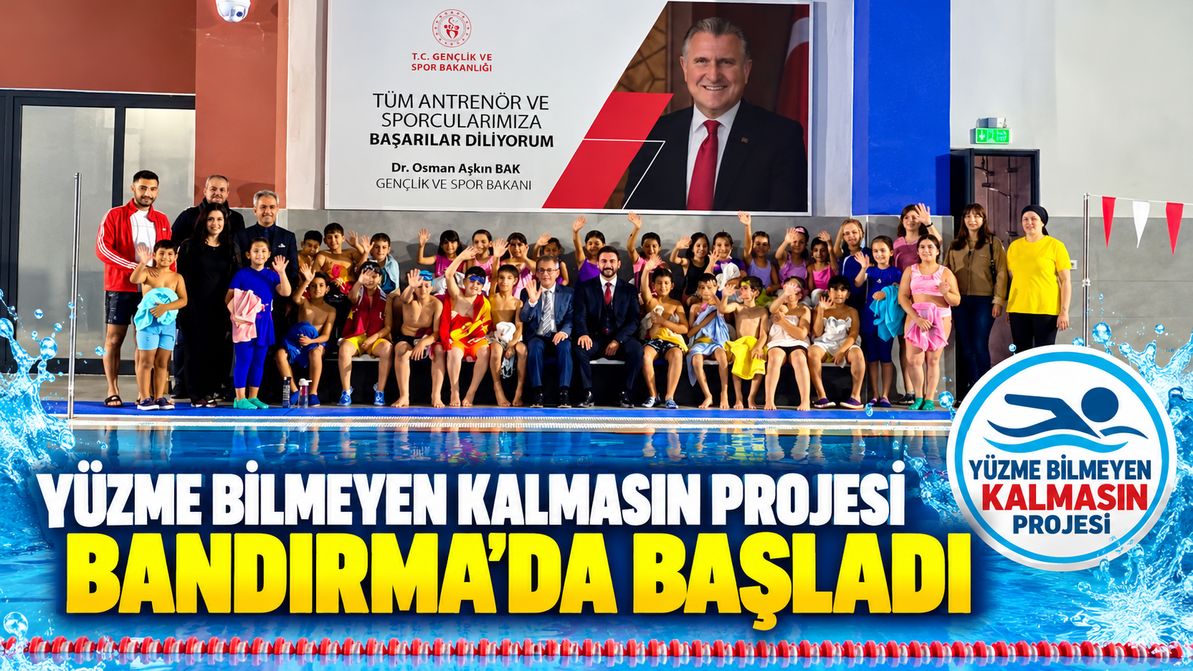 Yüzme Bilmeyen Kalmasın Projesi Bandırma’da Başladı