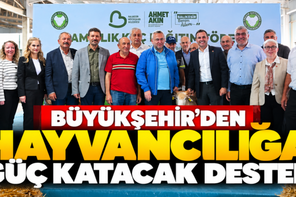 Büyükşehir’den Hayvancılığa Güç Katacak Destek