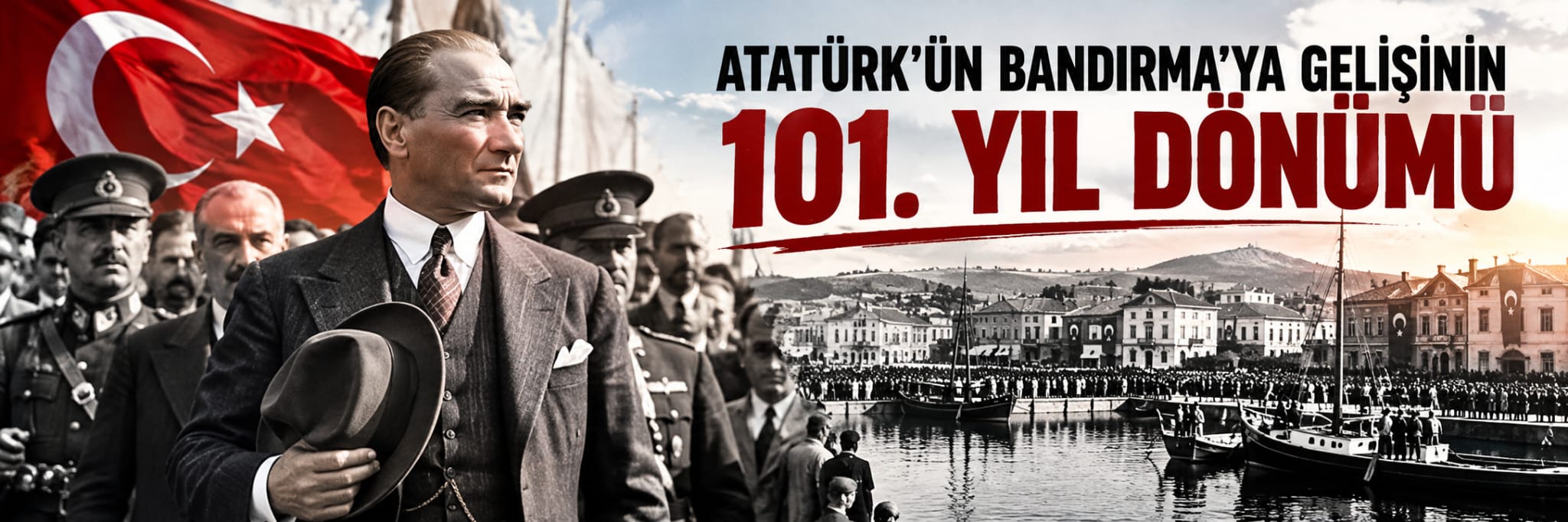 Bandırma’da 101 Yıllık Atatürk Gururu